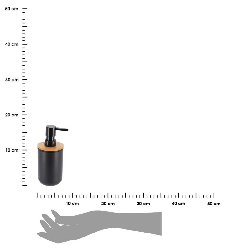 Sæbedispenser Besson Black 300 ml Sort Bambus 3664323148954