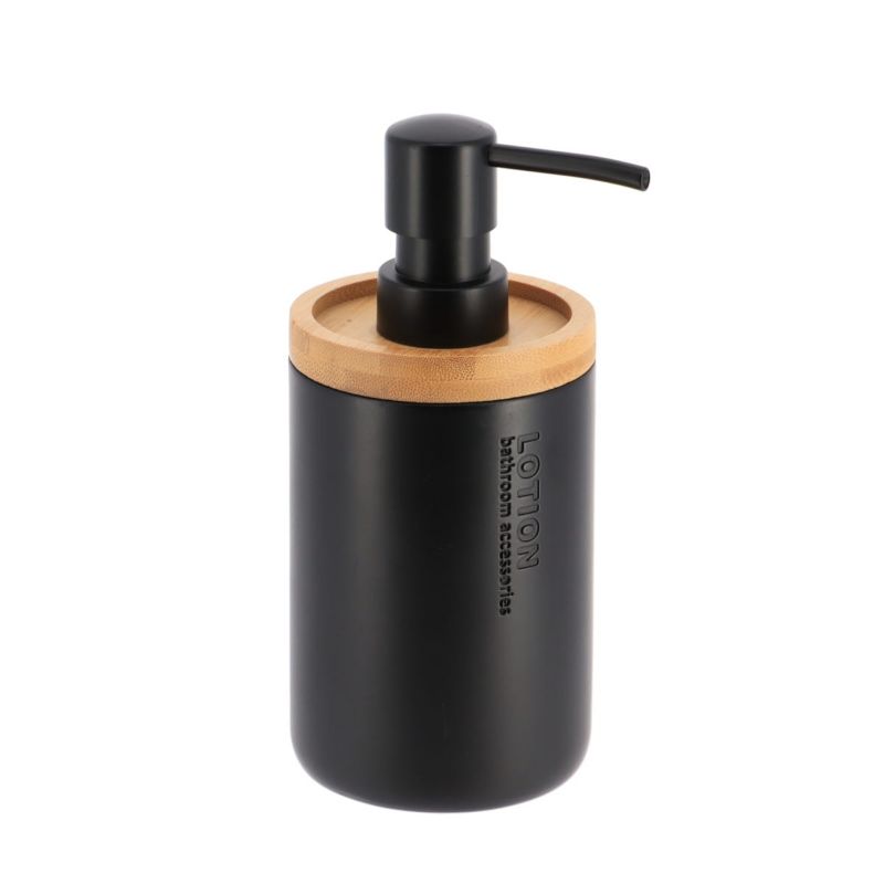 Sæbedispenser Loudis Sort Bambus 280 ml | 3664323147483