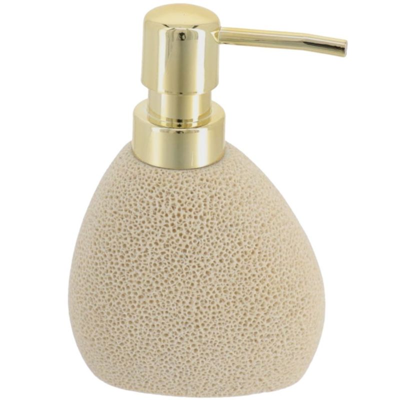Sæbedispenser LUMI Sandbeige med Porøs Struktur 200 ml | 3664323172874