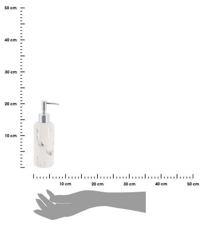 Sæbedispenser Nardi Marble Hvid Dolomit 260 ml 1 stk. | 3664323115239