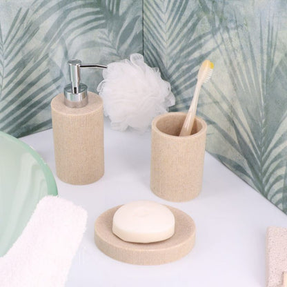 Sæbedispenser Porzio Beige Stribet 310 ml