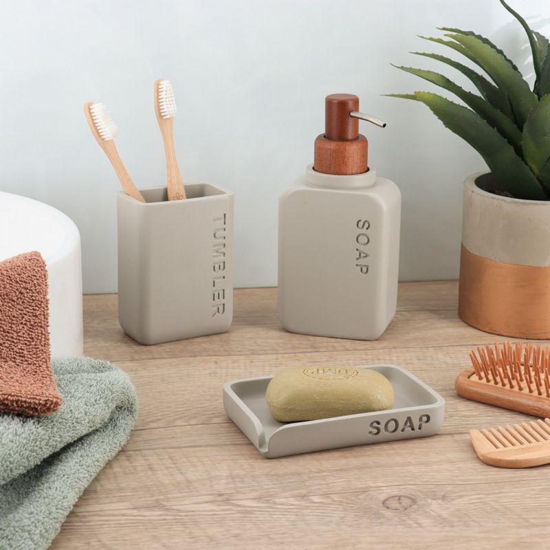 Sæbedispenser Salva Beige Plast 300 ml 1 stk.