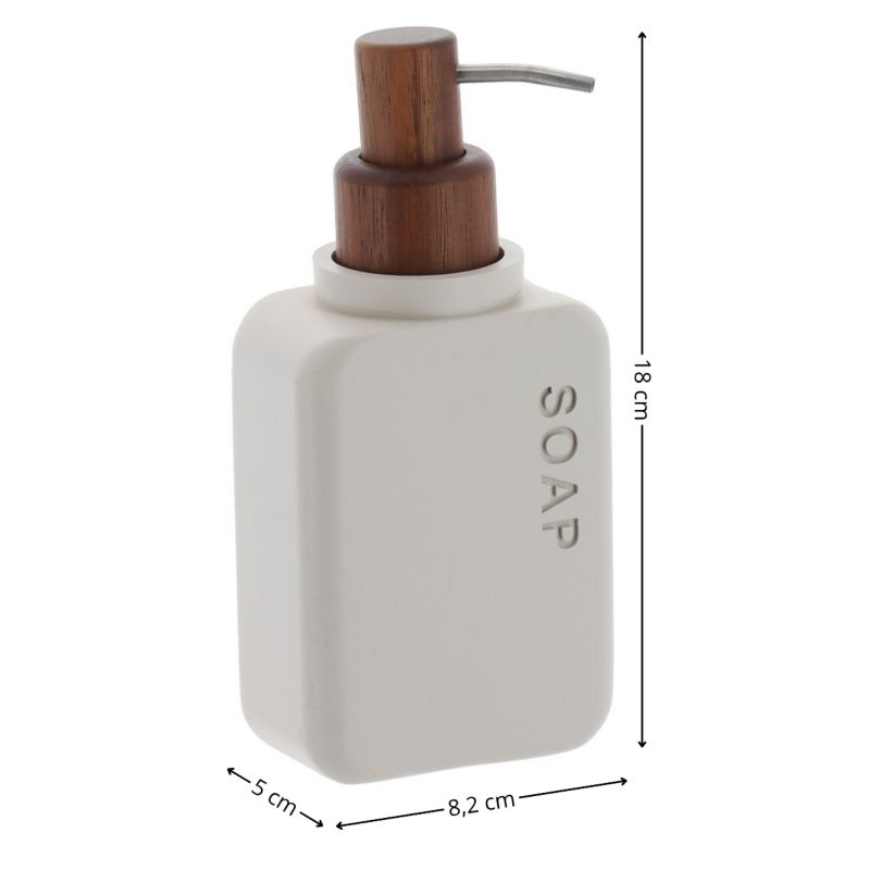 Sæbedispenser Salva Beige Plast 300 ml 1 stk.