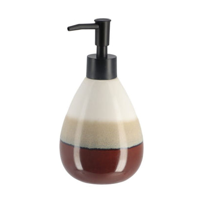 Sæbedispenser Tricolor 370 ml Hvid Stentøj
