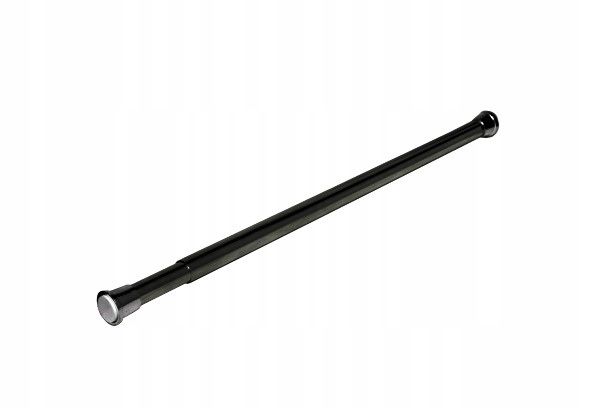 Brusestang til Forhæng Justerbar 140-250 cm Sort 27 mm
