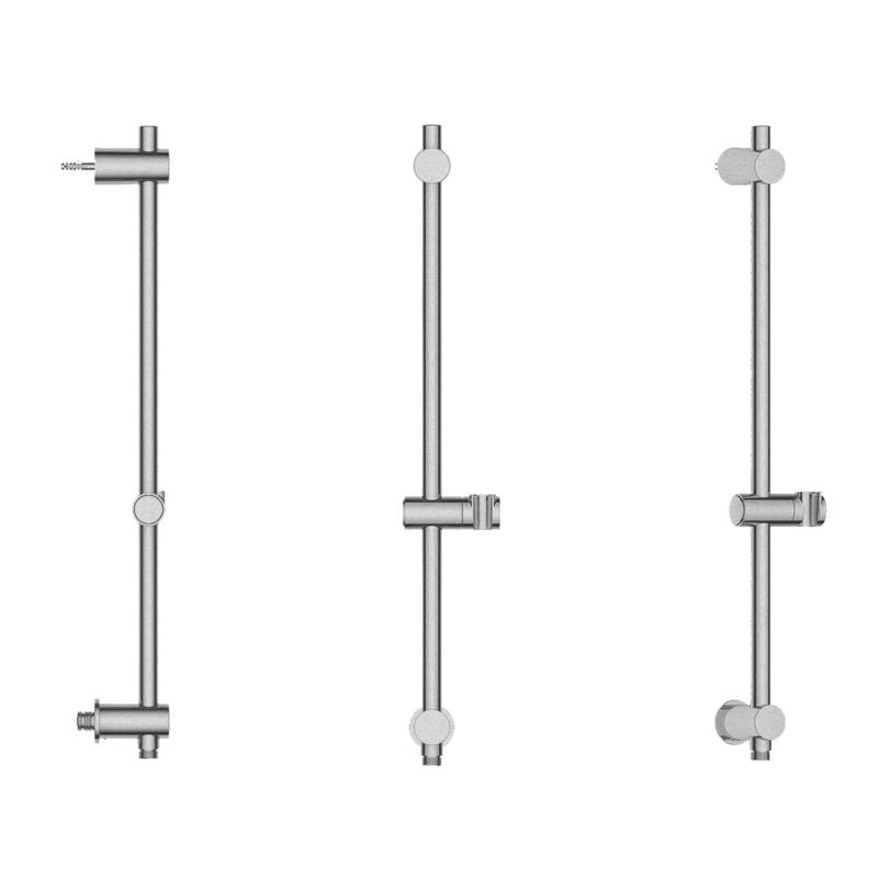 Bruserstang 60 cm Nikkel ABS Regulerbar Suwak