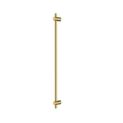 Brusevægstang 90 cm Børstet Guld Justerbar ABS