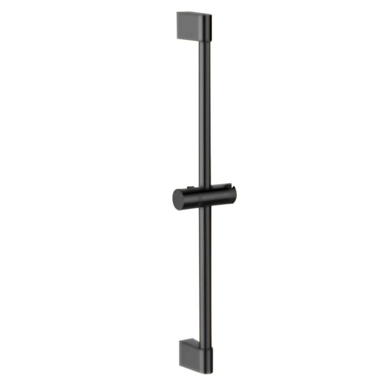 Brusesæt Stang Rea 70 cm Sort Mat Rustfrit Stål
