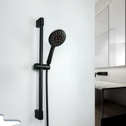 Brusesæt Stang Rea 70 cm Sort Mat Rustfrit Stål