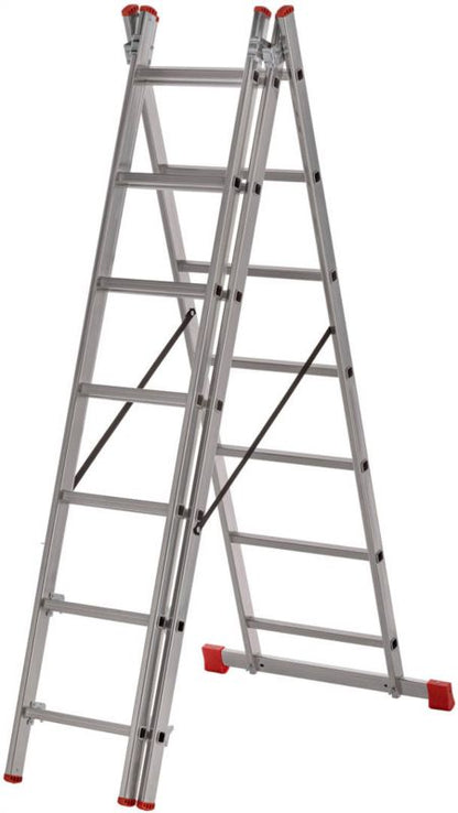 Hillagi 3 x 7 aluminiumsstige