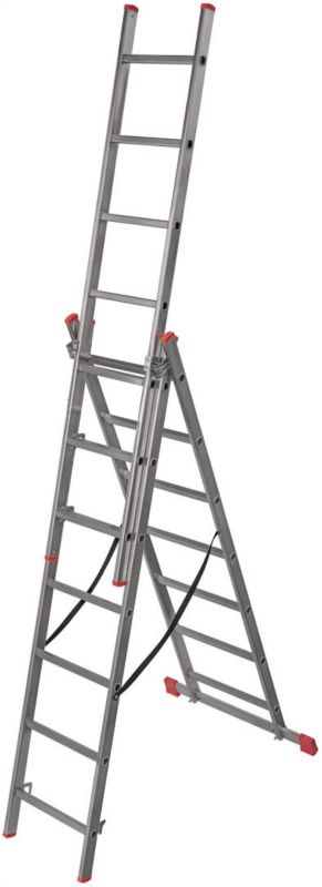 Hillagi 3 x 7 aluminiumsstige