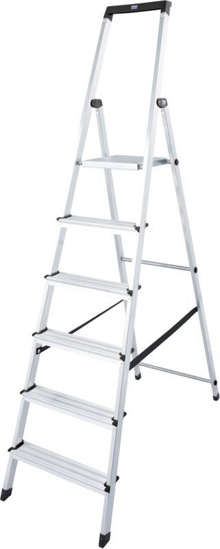 6-trins sammenklappelig aluminiumsstige Krause Solidy