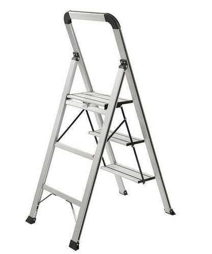 Aluminiumsstige Skiva SLIM 3 trin med hylde, 1 stk