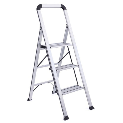 Aluminiumsstige Skiva SLIM 3 trin med hylde, 1 stk