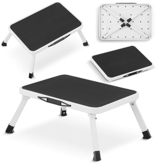 Foldbar husholdningsstige med trin og platform HIGHER 150 kg, 1 stk