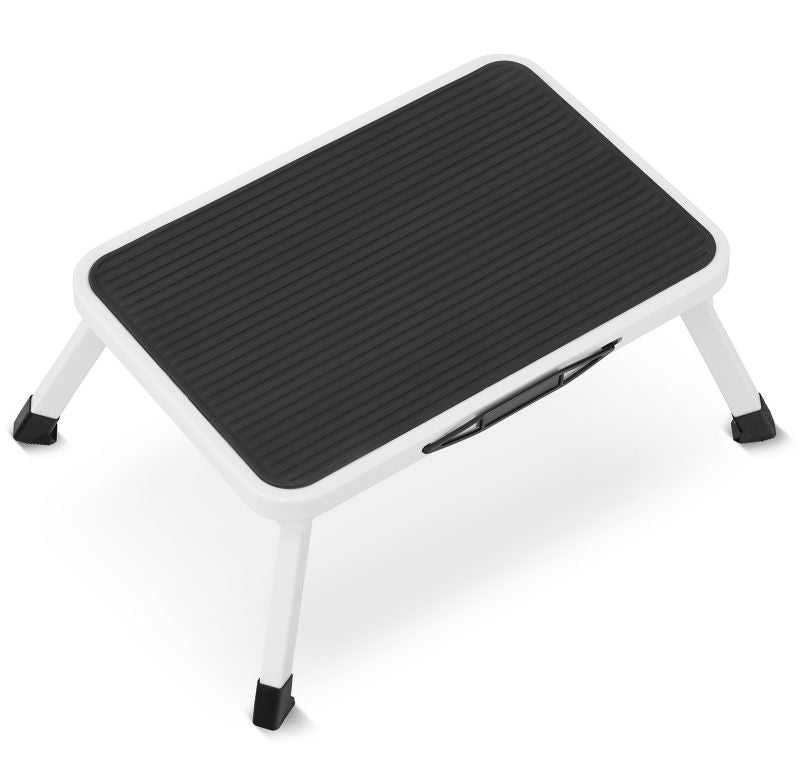 Foldbar husholdningsstige med trin og platform HIGHER 150 kg, 1 stk