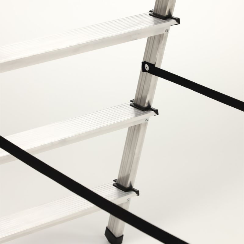 KADAX aluminiumsramme foldbar 6-trins husstige, stærk 125 kg, polsk produkt