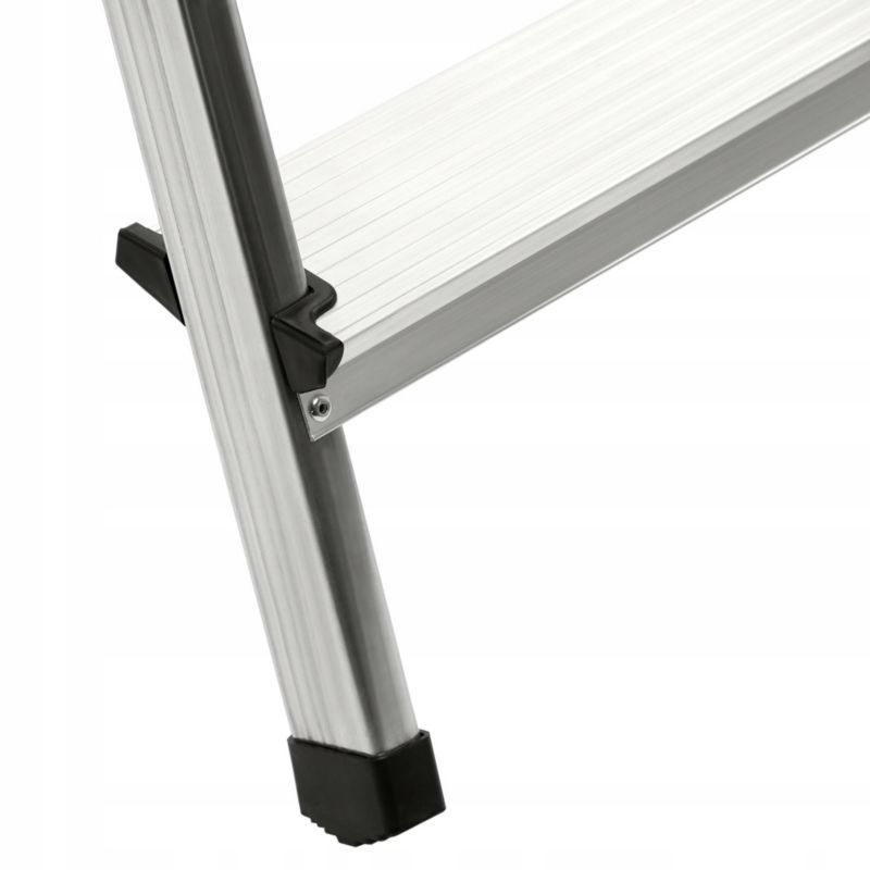 KADAX aluminiumsramme foldbar husholdningsstige med 2 trin og platform, 125 kg, polsk produkt