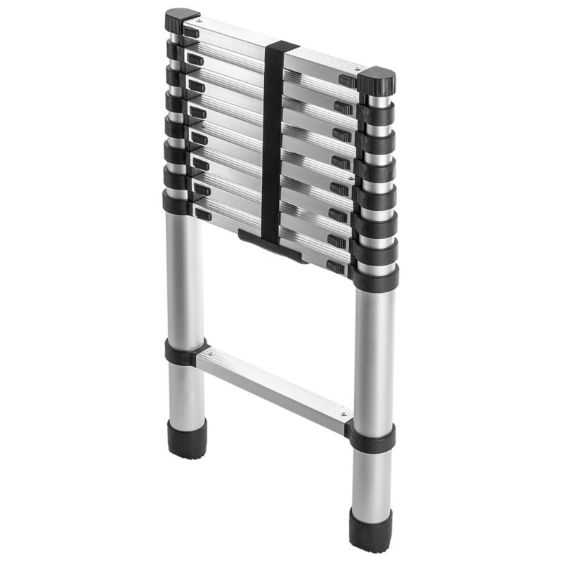 KADAX teleskopisk aluminiumsstige HOME 2,6 m med 9 trin, 1 stk.