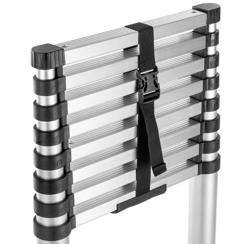 KADAX teleskopisk aluminiumsstige HOME 2,6 m med 9 trin, 1 stk.