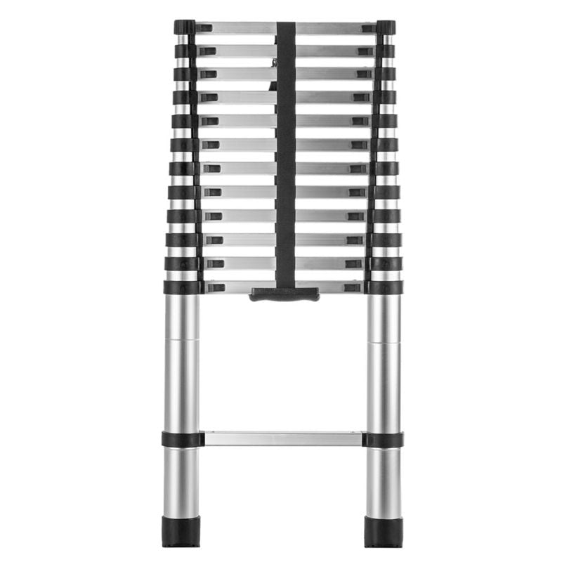 KADAX teleskopisk aluminiumsstige HOME 3,8 m med 13 trin, 1 stk.