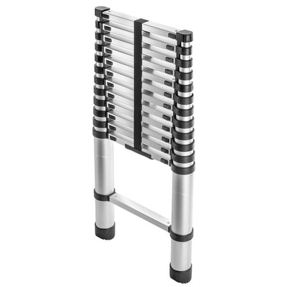 KADAX teleskopisk aluminiumsstige HOME 3,8 m med 13 trin, 1 stk.
