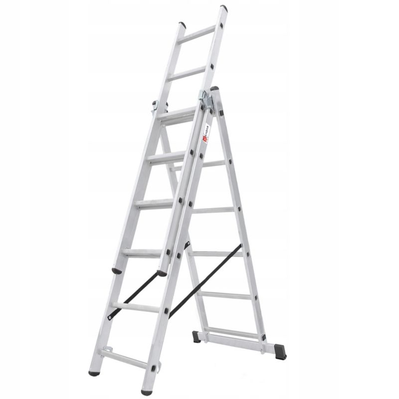 KADAX multifunktionel aluminiumsstige 3x6 universal stærk 150 kg + krog