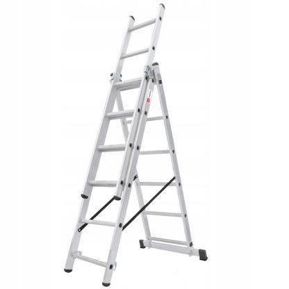 KADAX multifunktionel aluminiumsstige 3x6 universal stærk 150 kg + krog