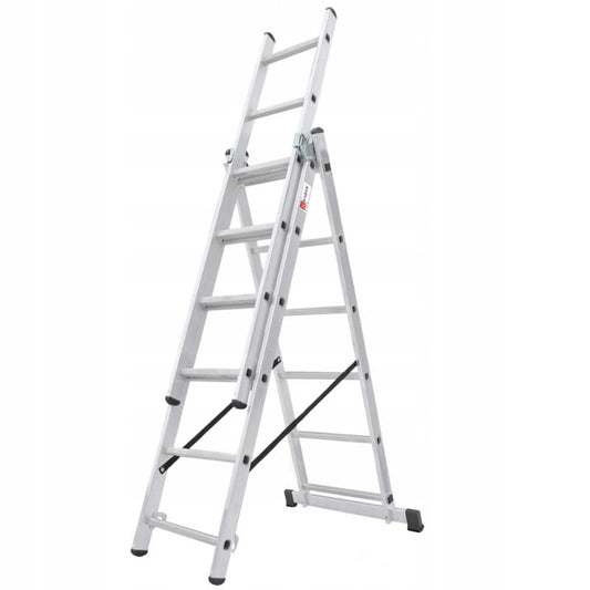 KADAX multifunktionel aluminiumsstige 3x6 universal stærk 150 kg + krog