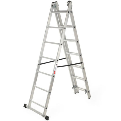 KADAX multifunktionel aluminiumsstige 3x7 robust 150 kg krog Polsk produkt