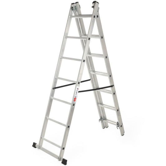 KADAX multifunktionel aluminiumsstige 3x7 robust 150 kg krog Polsk produkt