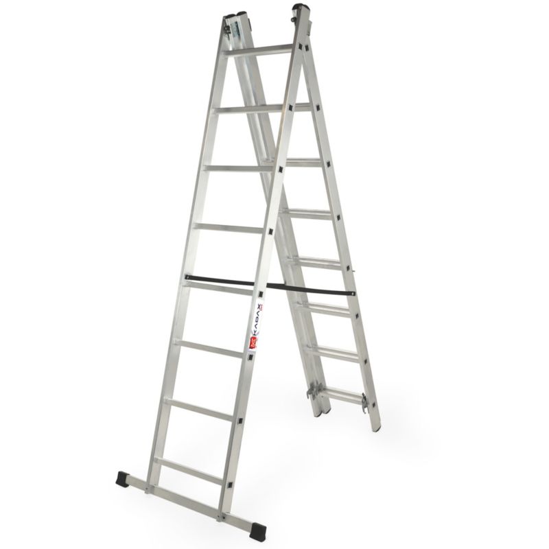 KADAX multifunktionel aluminiumsstige 3x8 robust 150 kg krog polsk produkt