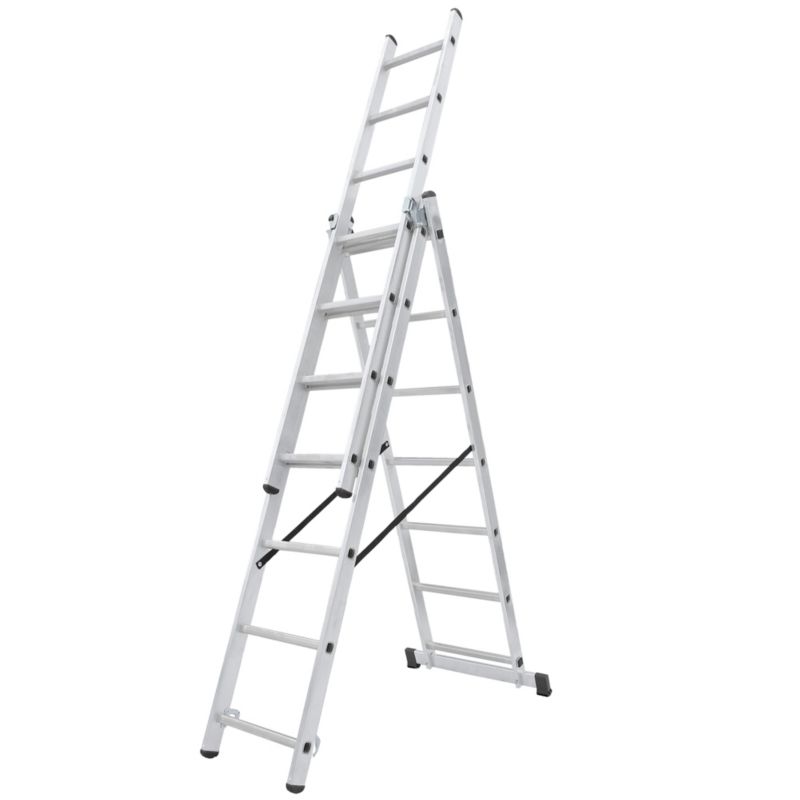 KADAX multifunktionel aluminiumsstige 3x8 robust 150 kg krog polsk produkt