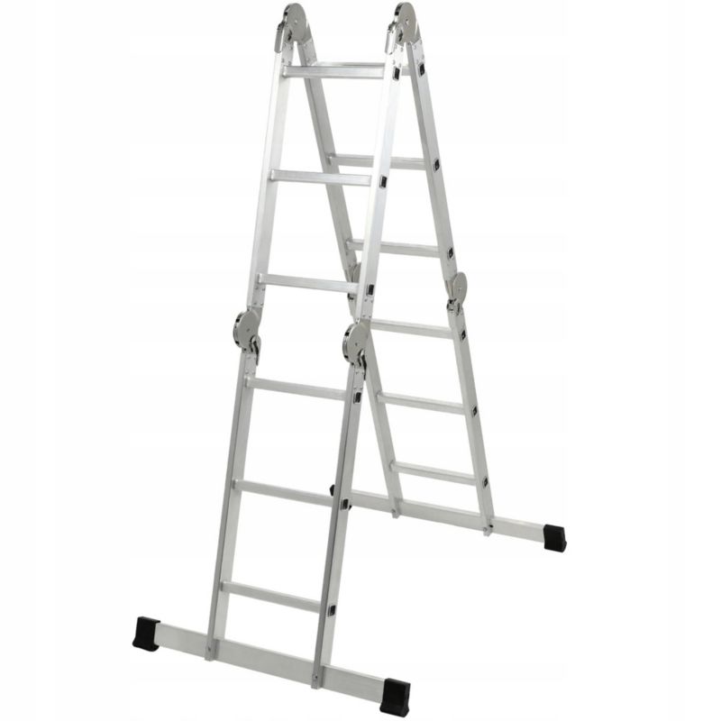 KADAX multifunktionel aluminiumsledestige 4x3 robust + arbejdsplatform 150 kg