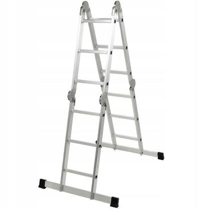 KADAX multifunktionel aluminiumsledestige 4x3 robust + arbejdsplatform 150 kg