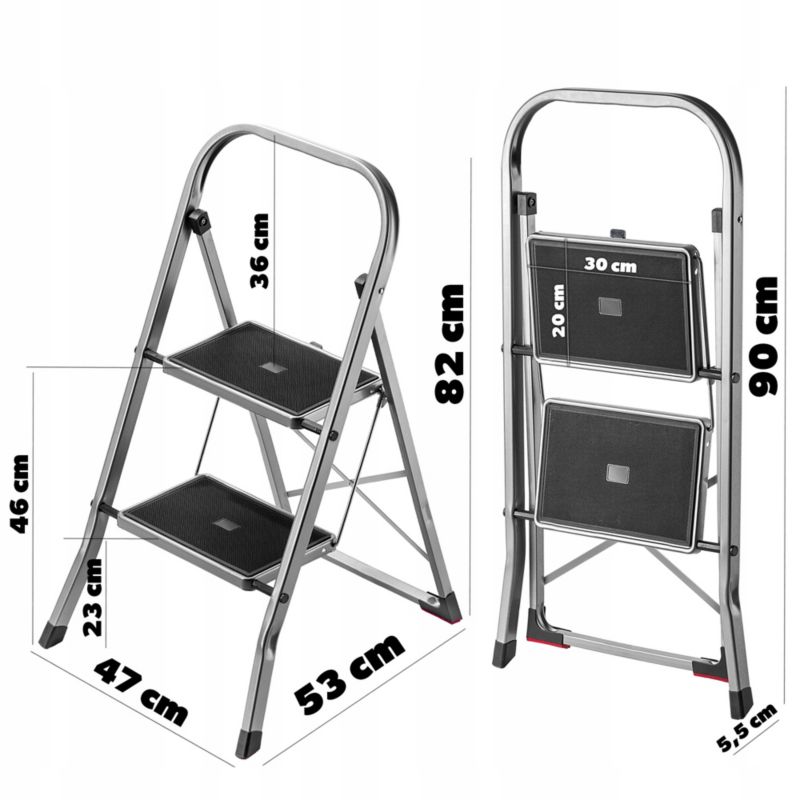 KADAX trinstige i aluminium 150 kg