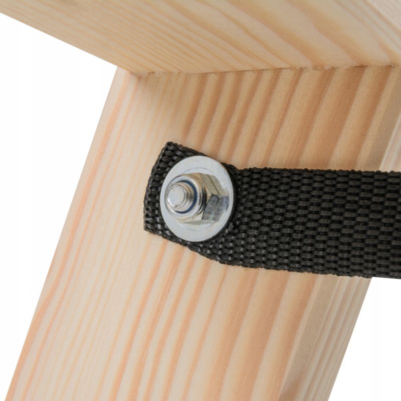 KADAX malerladders i træ, foldbar, tosidet, 2x4 trin
