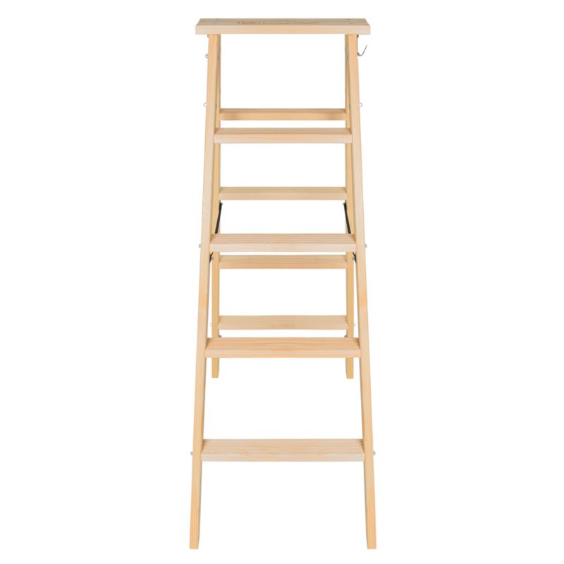 KADAX Malerladders Træ Sammenklappelig 2x5 Trin Dobbeltsidet