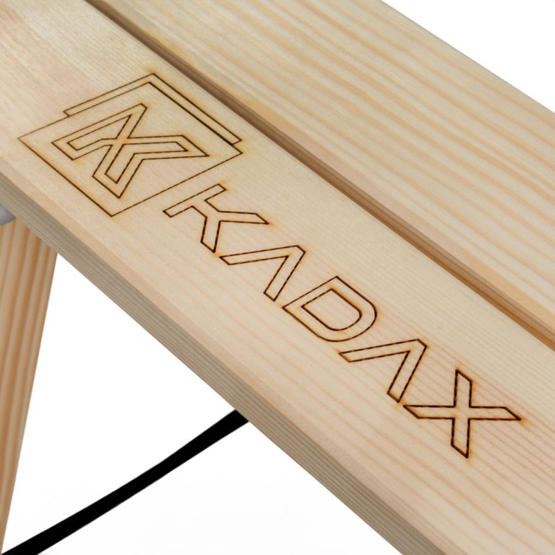 KADAX Malerladders Træ Sammenklappelig 2x5 Trin Dobbeltsidet