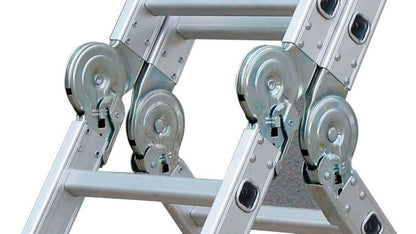 Skiva 4x3 aluminiumsledestige med platform – 1 stk