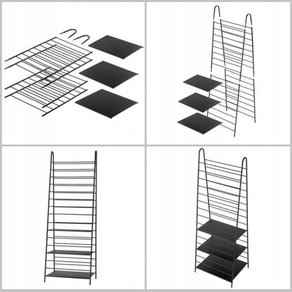 Kadax sort metal have-stige til planter 172 cm, 1 stk.