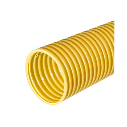 Drænrør PVC 100 mm x 50 m Gul