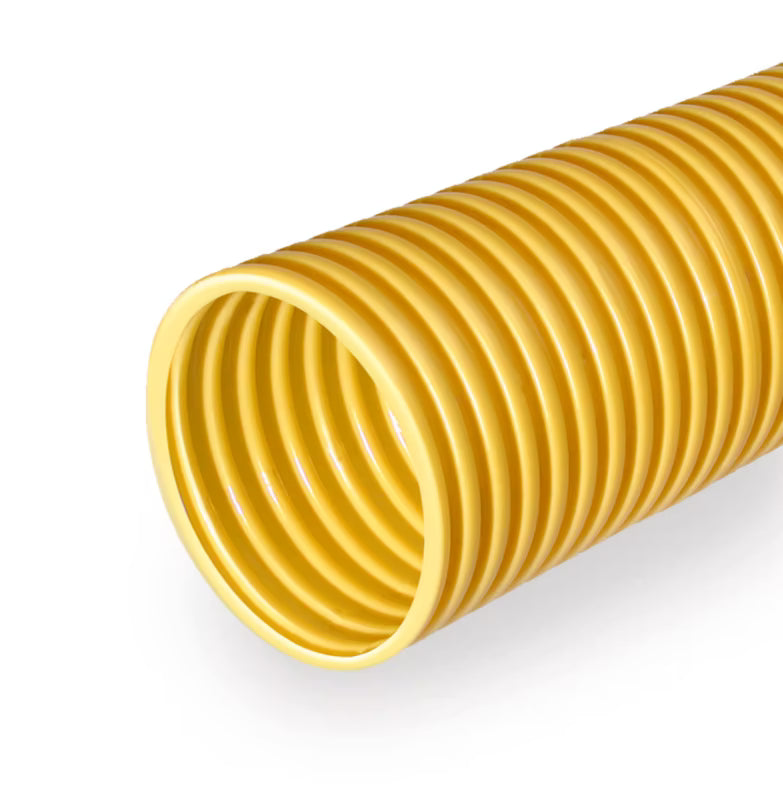 Drænrør Uperforeret 80 mm x 50 m Gul