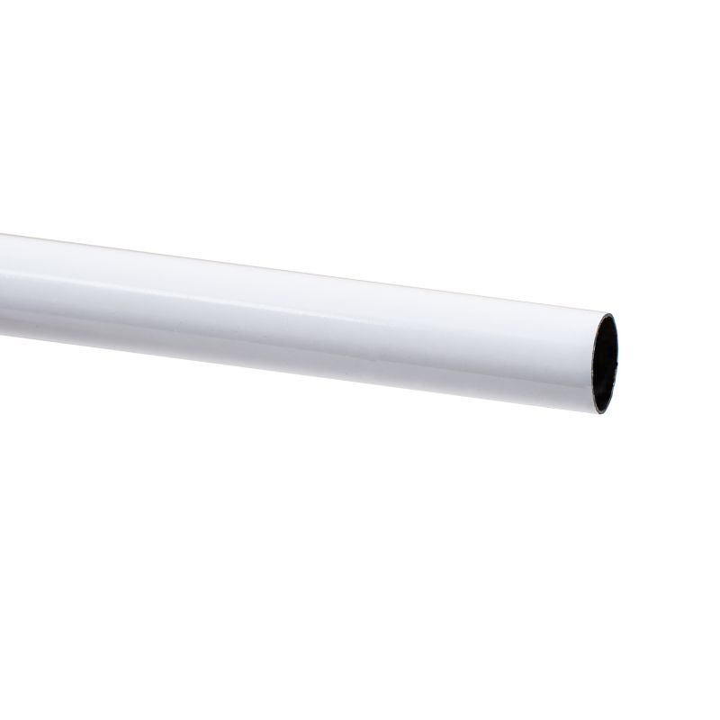 Hvid gardinstang 200 cm