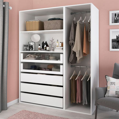 GoodHome Atomia grå 50 cm garderobestang til korpus