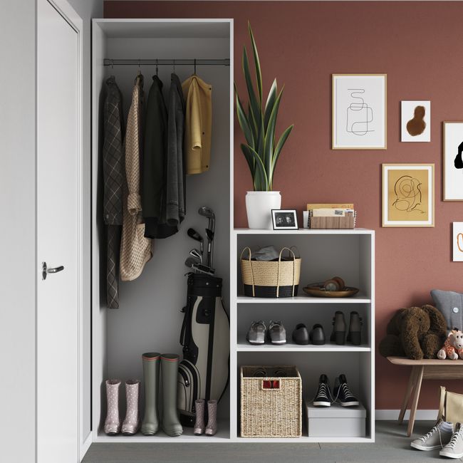 GoodHome Atomia grå korpusstang 75 cm
