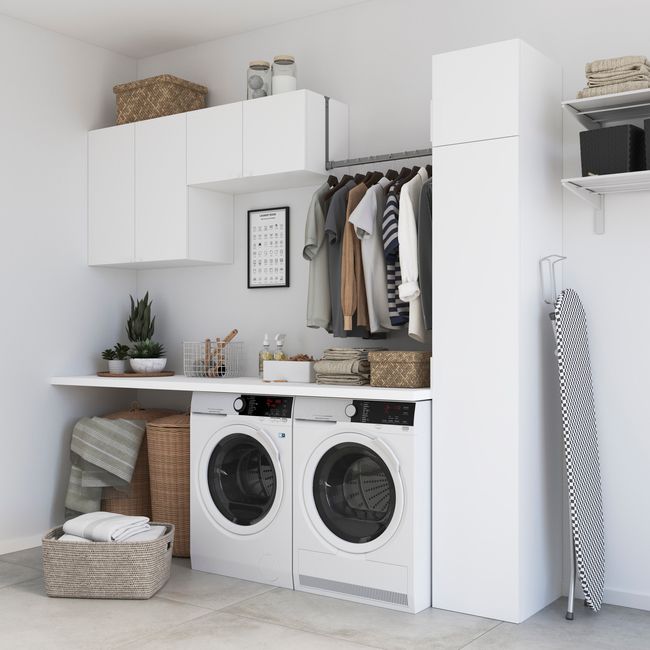 GoodHome Atomia grå korpusstang 75 cm