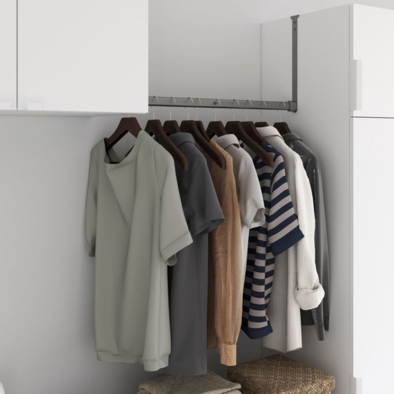 GoodHome Atomia grå korpusstang 75 cm