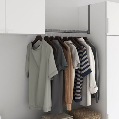 GoodHome Atomia grå korpusstang 75 cm