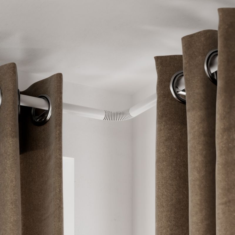 GoodHome Anafi gardinstang 19 mm 160 cm hvid
